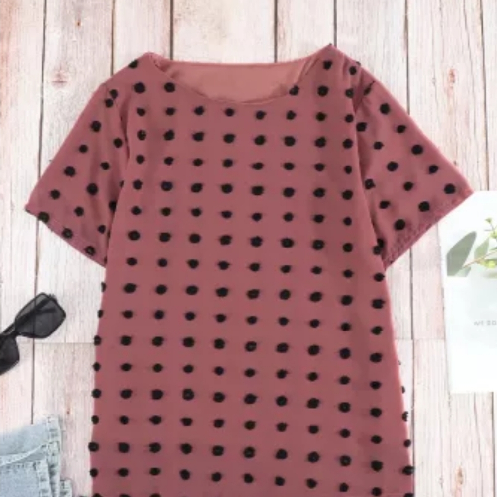 ♥️New Swiss Dot texture top - Picture 12 of 15